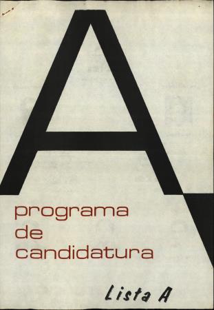 Programa de candidatuta da Lista A