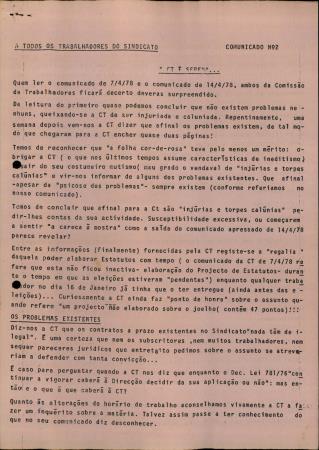 <b>Comunicado N.� 2: A todos o[...]</b>