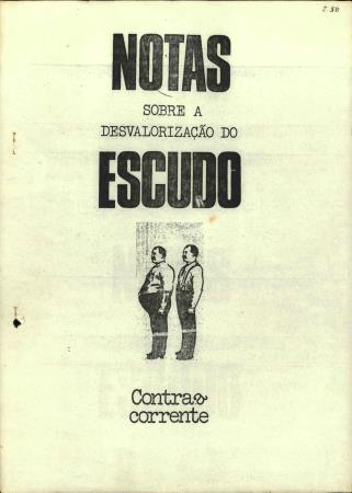 "Notas sobre a Desvaloriza��o do Escudo", Contra a Corrente