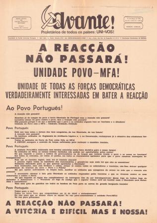 Avante! - �rg�o Central do Partido Comunista Portugu�s, Ano 45 - S�rie VII, N.� 46 - N�mero Especial