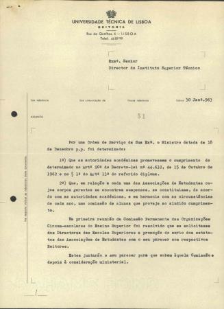[Reitoria da Universidade T�cnica de Lisboa]