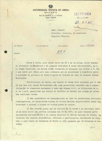 [Reitoria da Universidade T�cnica de Lisboa]