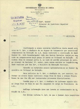 [Reitoria da Universidade T�cnica de Lisboa]