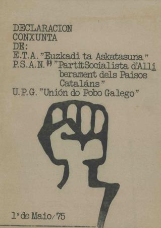 <b>Declara��o conjunta ETA/PSA[...]</b>