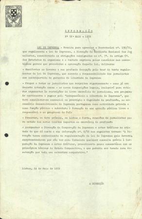 <b>Informa��o N.� 58 - Maio 19[...]</b>