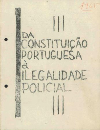 <b>"Da Constitui��o Portuguesa[...]</b>