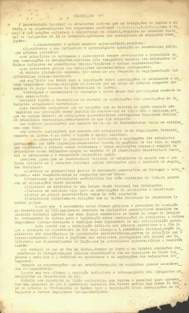 <b>Comunicado N.� 1</b>