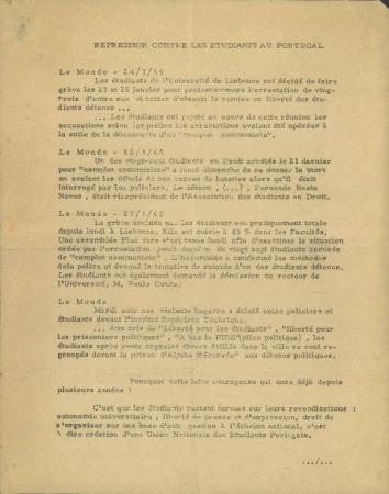 <b>Repression contre les Etudi[...]</b>