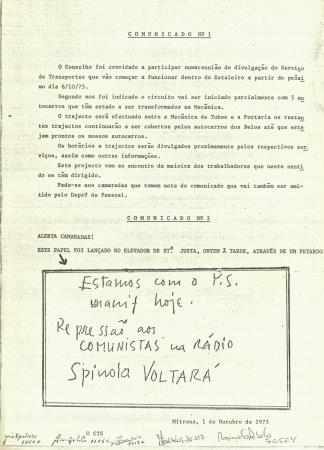 <b>Comunicado n.� 1 e Comunica[...]</b>