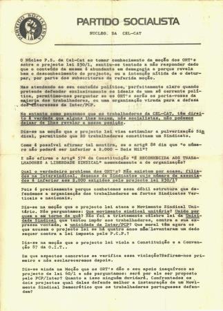 <b>Partido Socialista - N�cleo[...]</b>