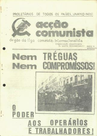 Ac��o Comunista - �rg�o da Liga Comunista - Internacionalista (Organiza��o simpatizante da Quarta Internacional), Suplemento