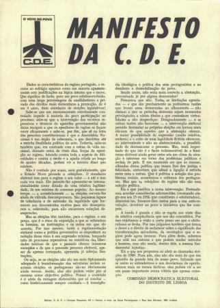 Manifesto da CDE
