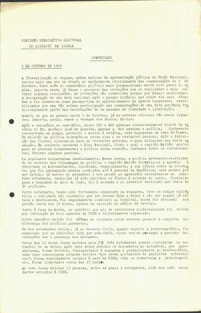 Comunicado