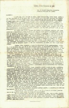Sr. D. Manuel Gon�alves Cerejeira, Cardeal Patriarca de Lisboa