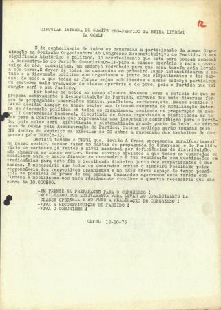 <b>Circular Interna do Comit� [...]</b>