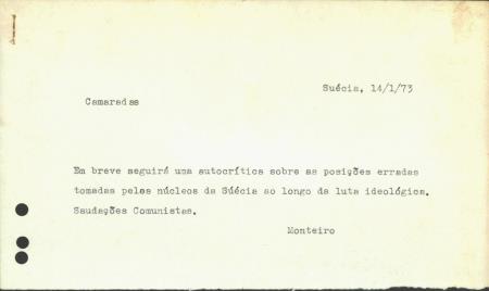 [Propostas para o Comit� do Exterior de Apoio]