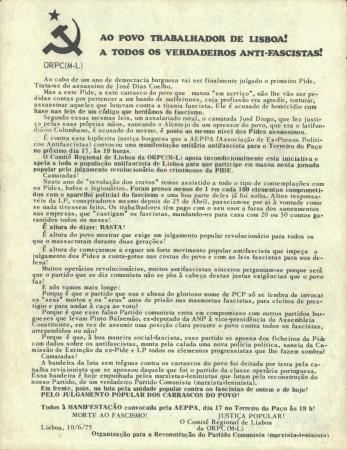 <b>Ao Povo Trabalhador de Lisb[...]</b>