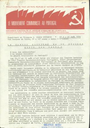 <b>Le Mouvement Communiste au [...]</b>
