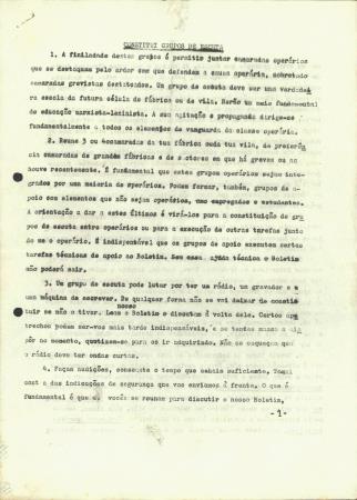 <b>Constitui Grupos de Escuta</b>