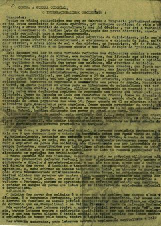 <b>Contra a Guerra Colonial, o[...]</b>