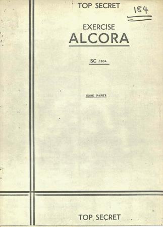 Exercise Alcora: ISC/30 A. Work Paper