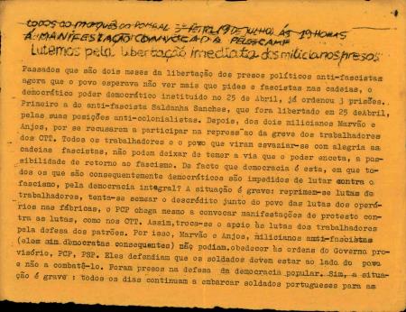 <b>Lutemos pela liberta��o ime[...]</b>