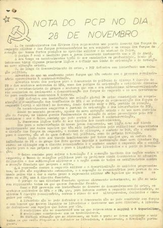 <b>Nota do PCP no Dia 28 de No[...]</b>