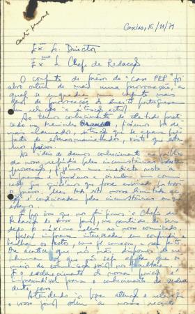 [Carta pessoal]