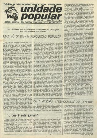 <b>Unidade Popular - �rg�o Cen[...]</b>