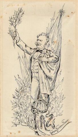 Legenda: Paz<br>PINHEIRO, Rafael Bordalo (1846-1905)<p> Cr�ditos: � Museu Bordalo Pinheiro | EGEAC