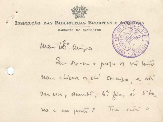 Legenda: <br>DANTAS, J�lio (1876-1962)<p> Cr�ditos: � Museu Bordalo Pinheiro | EGEAC