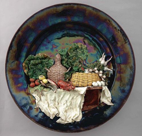 Legenda: Prato "Mesa Posta"<br>PINHEIRO, Rafael Bordalo (1846-1905)<p> Cr�ditos: &copy; Museu Bordalo Pinheiro | EGEAC&nbsp;- Fotografia de Carlos Pombo