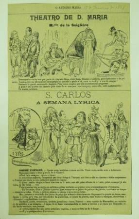 Theatro de D. Maria. M.elle de la Seigli�re